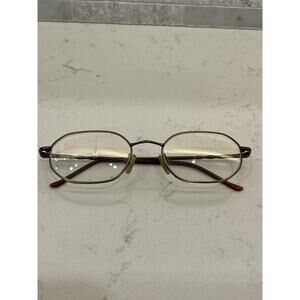 Feducci Men’s Eyeglasses Brown Twisted Frames - FRAMES ONLY - Good Condition